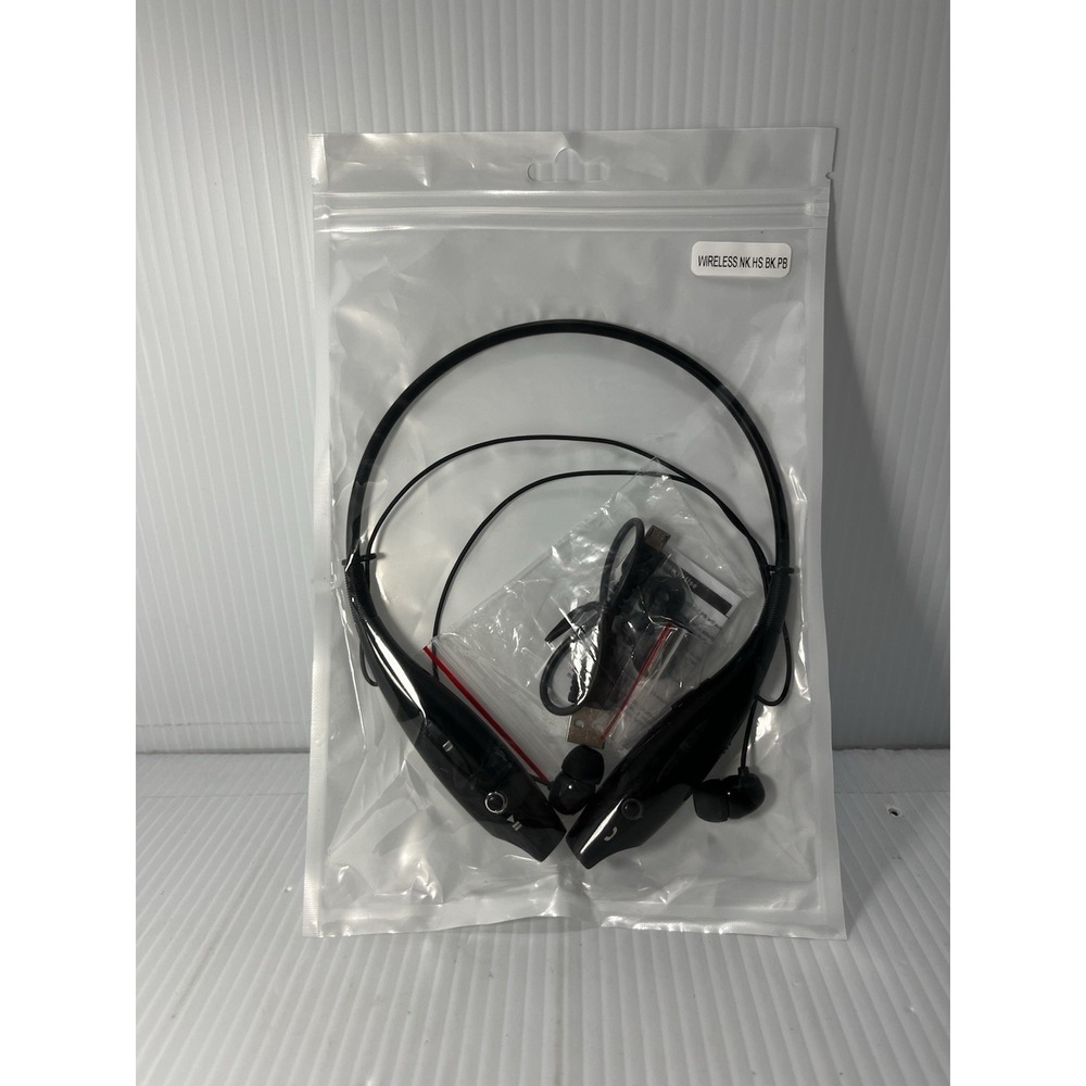 Wireless Headphones Headset Earbuds Bluetooth NK HS BK PB New Black